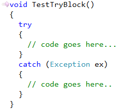 CodeRush Try Statement Without Catch Or Finally Fix 1