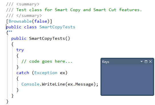 CodeRush Smart Copy on a type declaration
