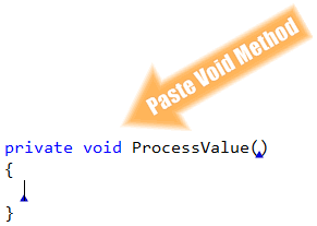 CodeRush Intelligent Paste void method