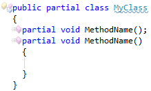 CodeRush Partial Method Fixes