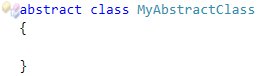 CodeRush Sealed class cannot be abstract Fix2