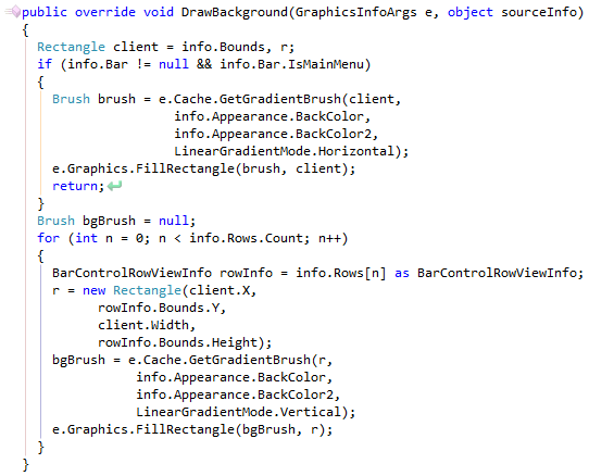 CodeRush Rotate 90 Degrees code sample